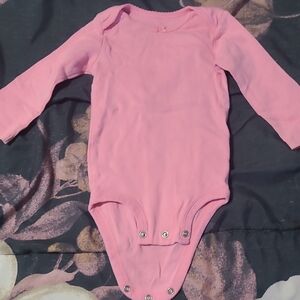 Carter's Pink Long Sleeve Bodysuit